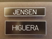 DRESS UNIFORM PLASTIC NAME TAG